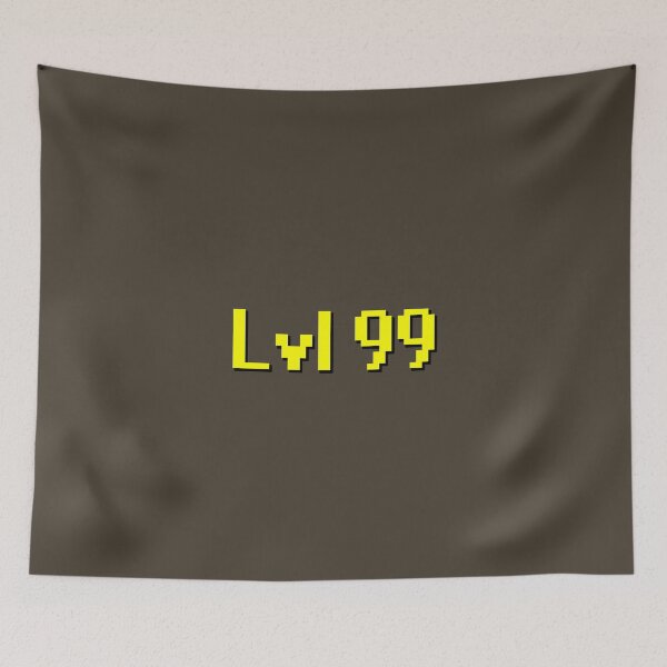 Item preview, OSRS Meme Lvl 99 designed and sold by RedPremium.