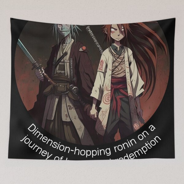 Item preview, Dimension-hopping Ronin v2 designed and sold by ai-datamancer.