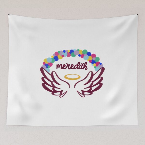 Item preview, Meredith College Angels Balloon Arch designed and sold by haleypink.
