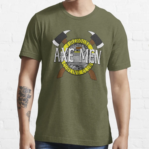 Axe Wax Logo T-shirt Men's - Mustard