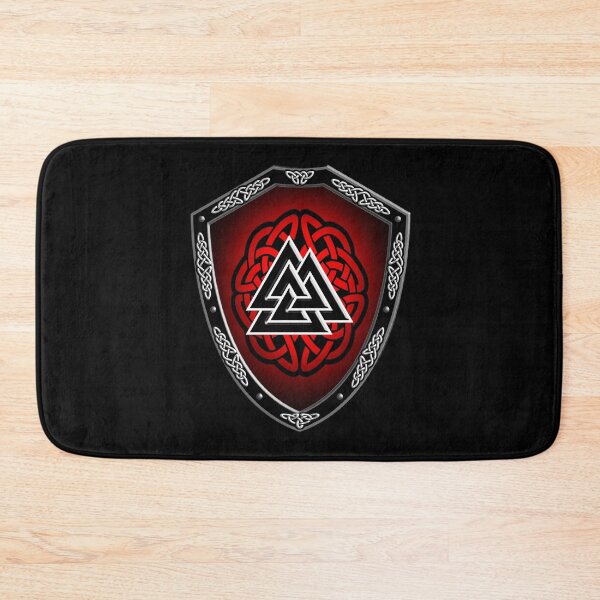 Item preview, VIKING SHIELD 10 (Valknut) designed and sold by Garden Of Nightmares.