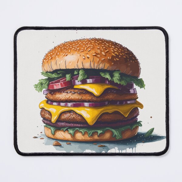 Item preview, Delicious Hamburger - Satisfy Your Cravings with this Mouthwatering Design designed and sold by Diegos-.