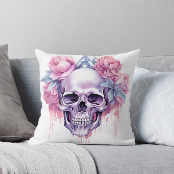 Item preview, Pink Crystal Floral Skull  designed and sold by bellarock.