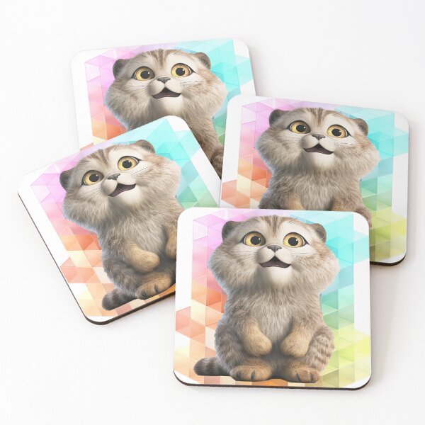 Item preview, Happy Cute Pallas's cat Kitten designed and sold by Cat & Puppy.