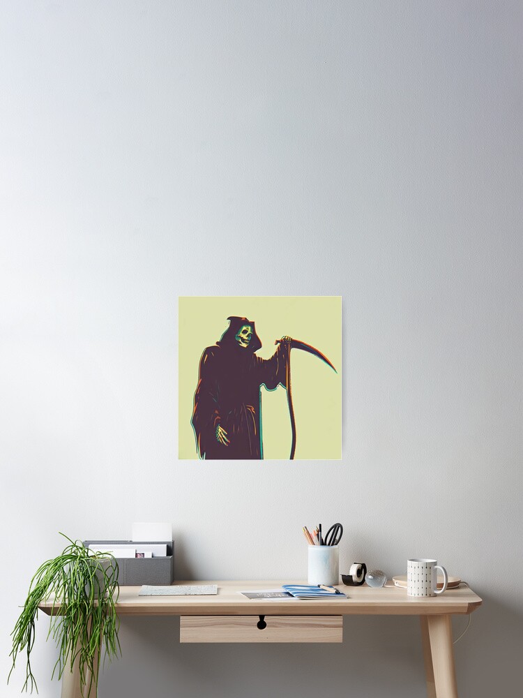 Thumbnail 2 of 3, Poster, GRIM REAPER designed and sold by AboveUndrground.