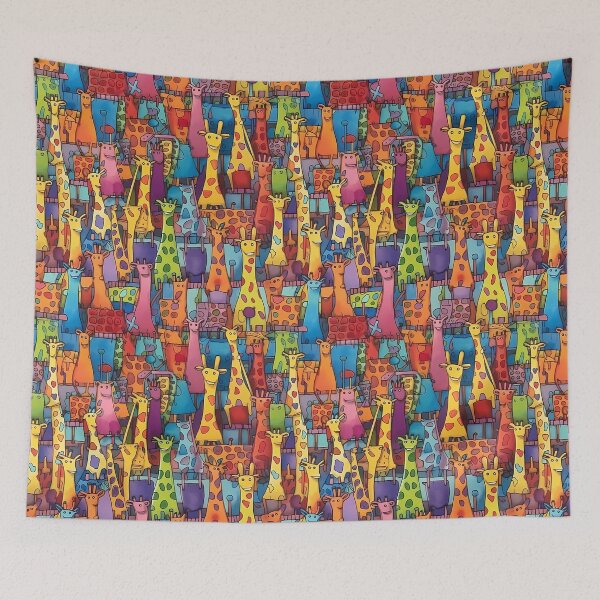 Item preview, Giraffe Audience designed and sold by CATxPAPA.
