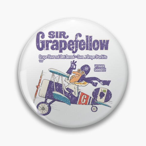 Item preview, Distressed Sir Grapefellow Cereal designed and sold by TeeArcade84.
