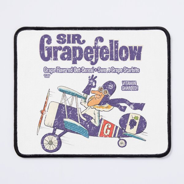 Item preview, Distressed Sir Grapefellow Cereal designed and sold by TeeArcade84.