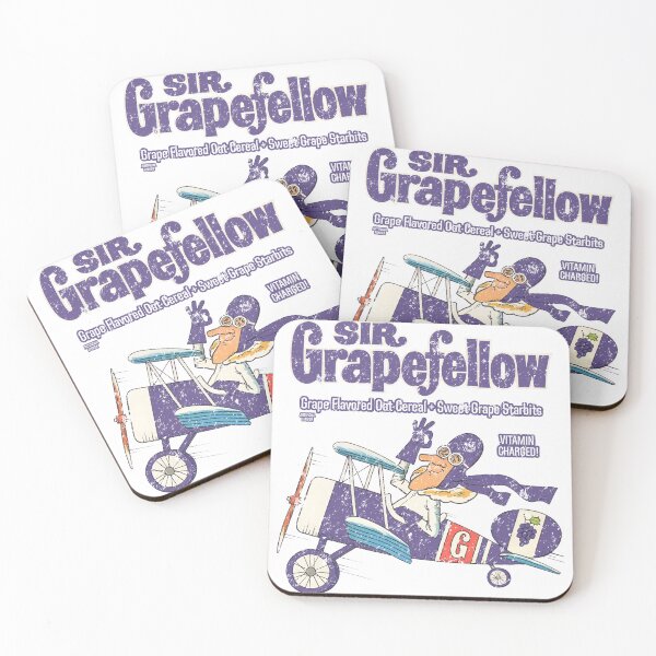 Item preview, Distressed Sir Grapefellow Cereal designed and sold by TeeArcade84.