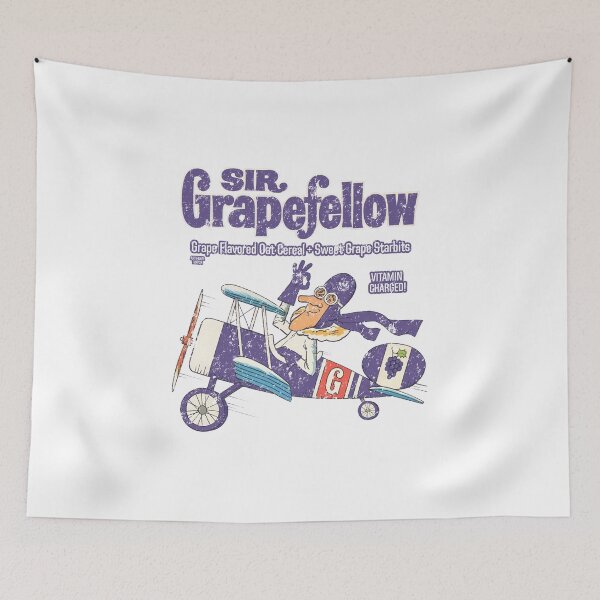 Item preview, Distressed Sir Grapefellow Cereal designed and sold by TeeArcade84.