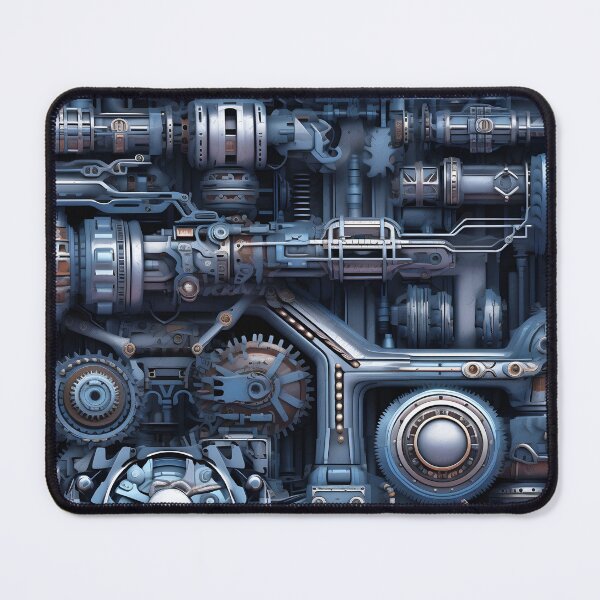 Item preview, Rusty Blue Machinery - Seamless designed and sold by GalacticLabs.