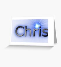 Christopher Greeting Card