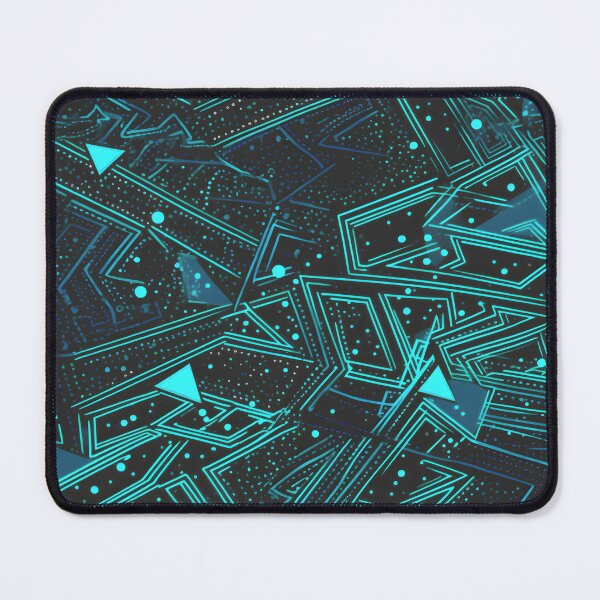 Item preview, Geometric Dashes & Lines (Teal) - Seamless designed and sold by GalacticLabs.