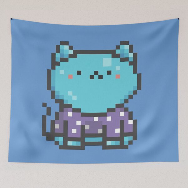 Item preview, Pixel Quiet Water Cat 105 designed and sold by sosorimaru.
