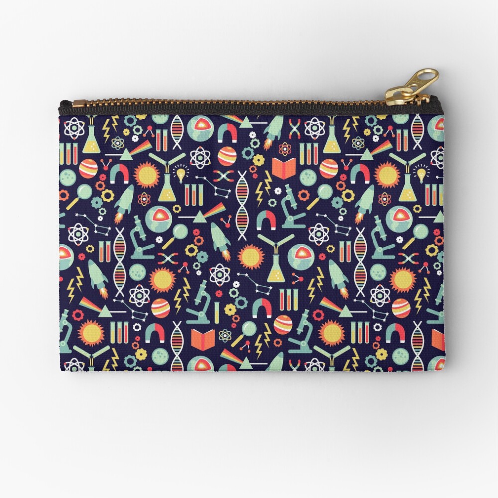 Science Studies Zipper Pouch
