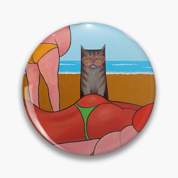 Item preview, Gato en la playa n°7 designed and sold by Manfrere.