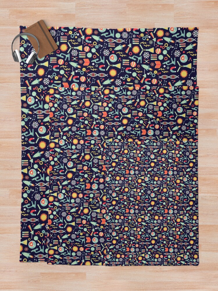 "Science Studies" Throw Blanket for Sale by robyriker Redbubble
