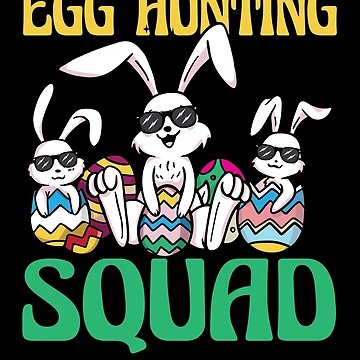 Vorschaubild zum Design Egg Hunting Squad Easter Funny Kids Easter Egg Hunt Gear von DynamicDesign