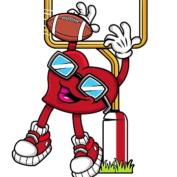 Vorschaubild zum Design Kids Football Lover Boys Valentine's Day Football Valentine Gear von DynamicDesign