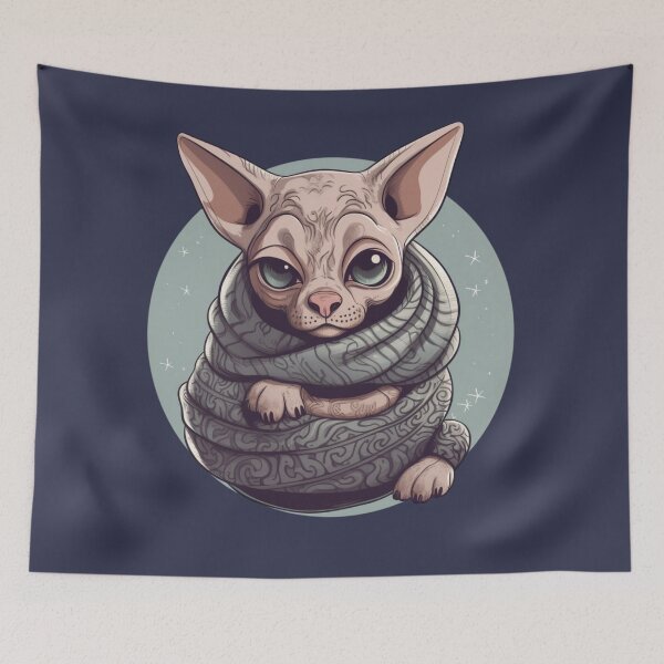 Item preview, Sphynx Cat designed and sold by FiveBoysPixels.