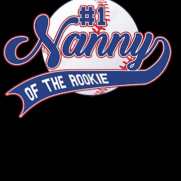 Imagen de la obra Nanny Of The Rookie 1st Birthday Baseball Family Rookie Gear de DynamicDesign