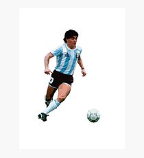 Diego Maradona (Argentina) Photographic Print