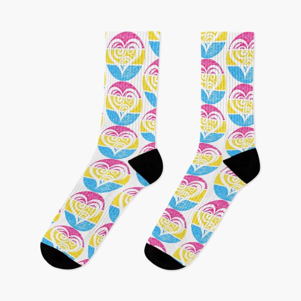 Item preview, A Vintage Heart Print Design In The Colors of The Pansexual Pride Flag - Diversity and Inclusion designed and sold by GVRDesign.