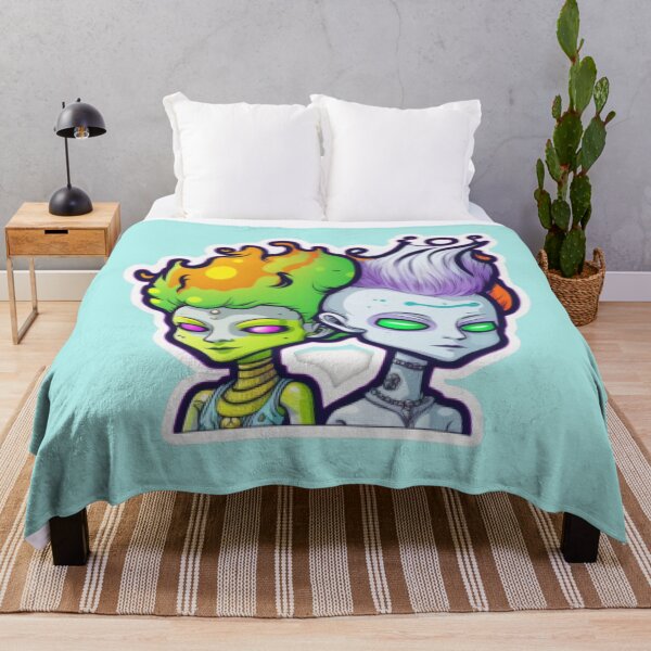 Item preview, Crazy alien friends designed and sold by decorjam.