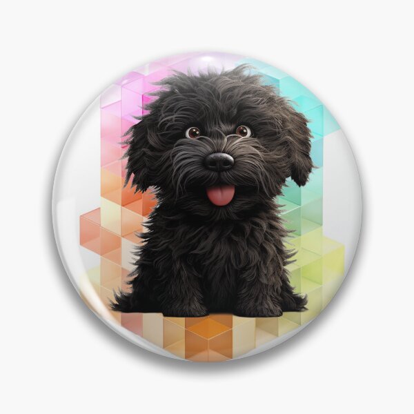 Item preview, Happy Cute Hungarian Puli Puppy designed and sold by Cat & Puppy.