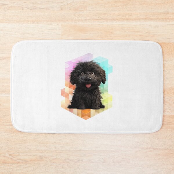 Item preview, Happy Cute Hungarian Puli Puppy designed and sold by Cat & Puppy.