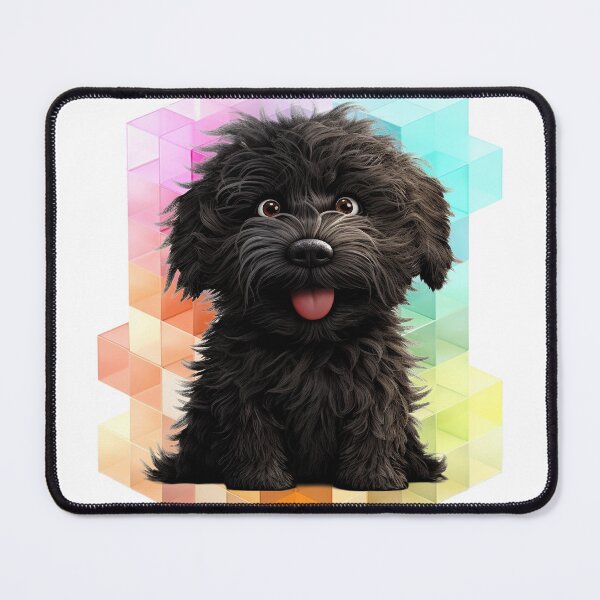 Item preview, Happy Cute Hungarian Puli Puppy designed and sold by Cat & Puppy.
