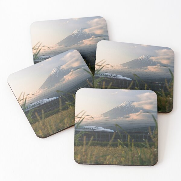 Item preview, Mount Fuji with the Shinkansen from Shizuoka 2 designed and sold by Jordan McChesney.
