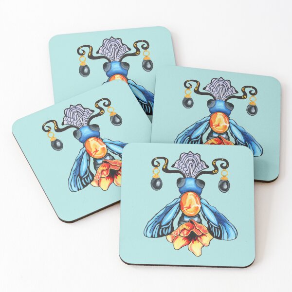 Item preview, Carpenter bee and flower designed and sold by KnowingWonder.