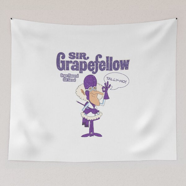 Item preview, Distressed Sir Grapefellow Cereal designed and sold by TeeArcade84.