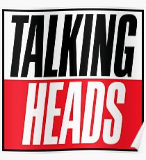 Talking Heads - logo Poster