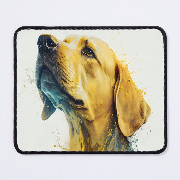 Item preview, Abstract art-Yellow Labrador Retriever designed and sold by KingExpressions.