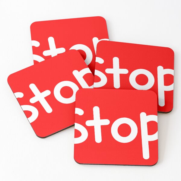Item preview, This is the word stop in the red designed and sold by lukesubbby.