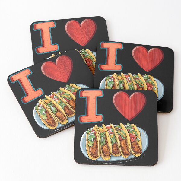 Item preview, I LOVE TACOS designed and sold by My Team Designs.