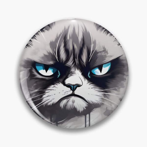 Item preview, Angry Animated Cat designed and sold by PetPrintPalace.