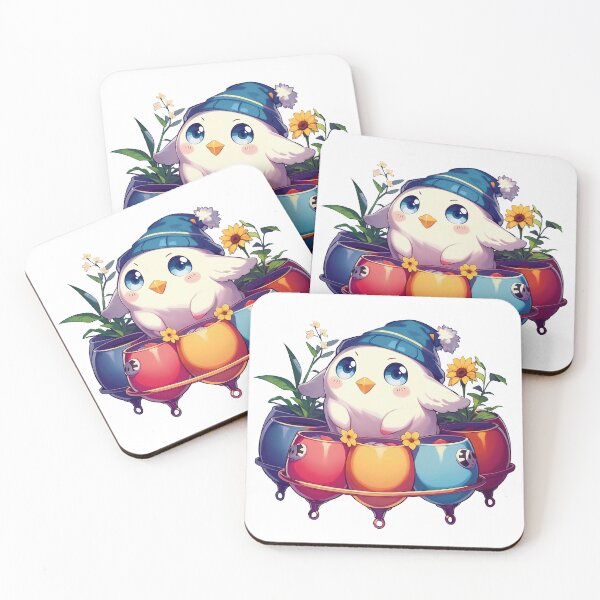 Artikelvorschau, Eine geflügelte Kreatur, die in Blumentöpfen spielt entworfen und verkauft von AnimePuzzle.