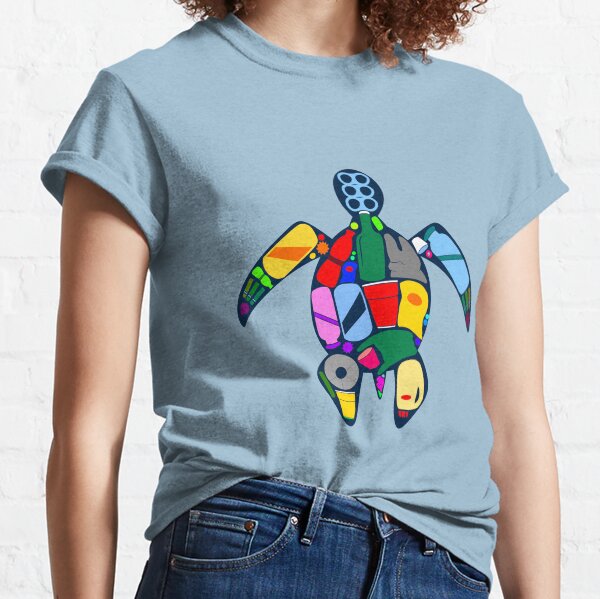 Turtle- ocean plastics Classic T-Shirt