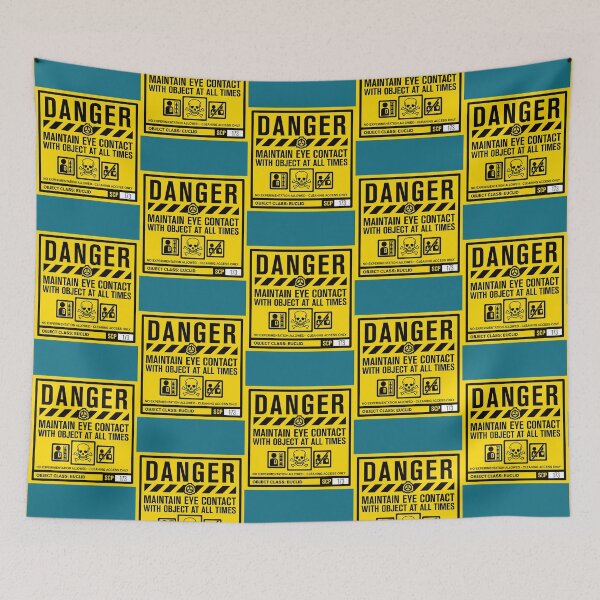 Item preview, SCP 173 Warning Sign designed and sold by StandleyCorin.