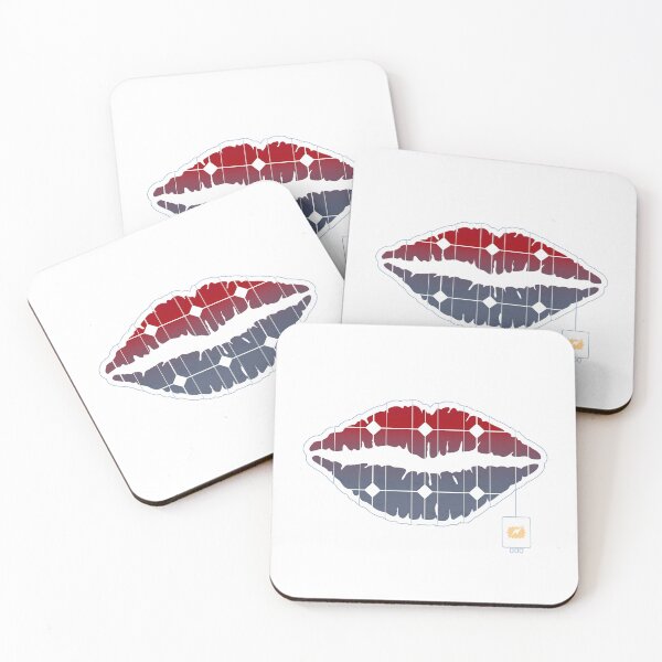 Item preview, SOLAR PANEL POWER RED HOT LIPS designed and sold by Madjack Tees Kiwi SuperStore.
