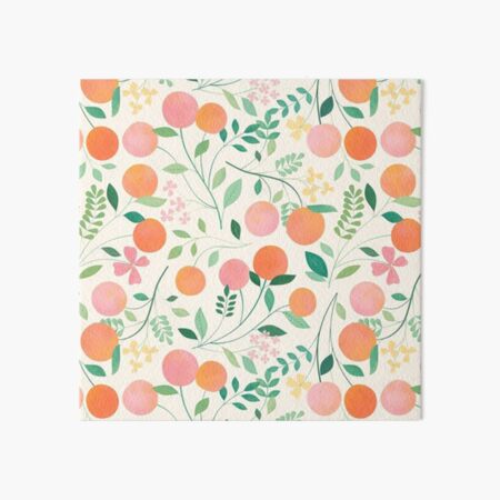 Vanilla Peaches Art Board Print