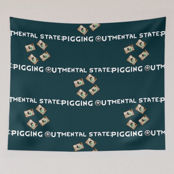 Item preview, Rimworld Mental State Pigging Out designed and sold by gilbertgraham.