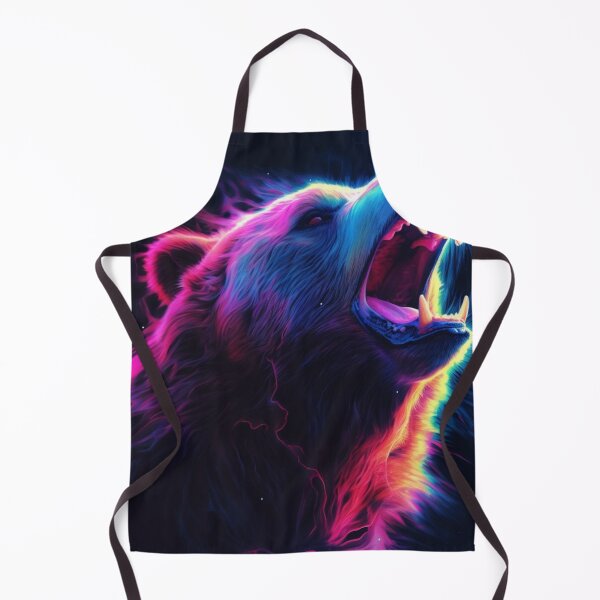 Artikelvorschau, Jaguar Bear Lion Tiger Futuristic Neon Collection entworfen und verkauft von BrandonArtWorld.