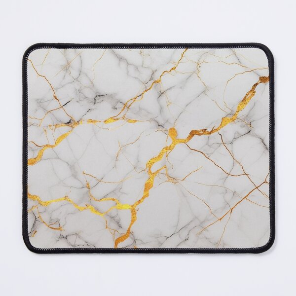Item preview, Elegant White Marble with Gold Streaks designed and sold by SweetWhiskers.