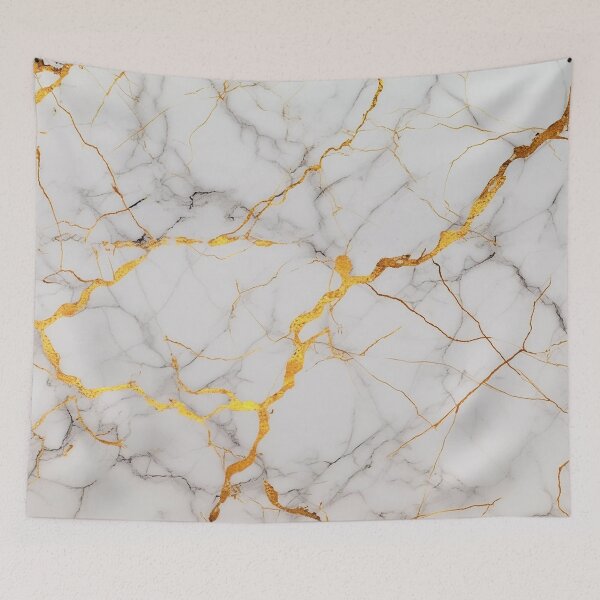 Item preview, Elegant White Marble with Gold Streaks designed and sold by SweetWhiskers.
