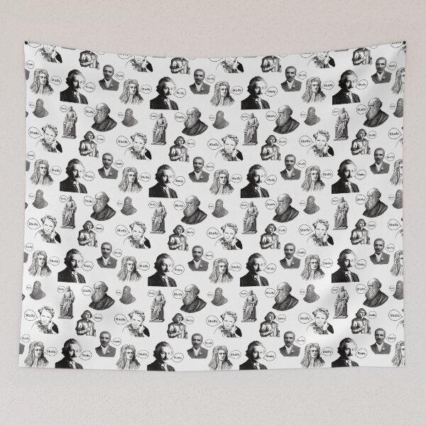 Item preview, Study Hard Pattern designed and sold by EmyBeeDesigns.