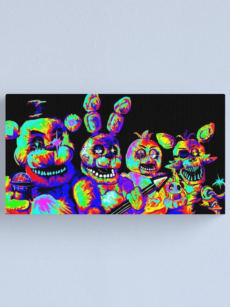 FNAF Movie Poster Gloss Canvas – Artful Drawing